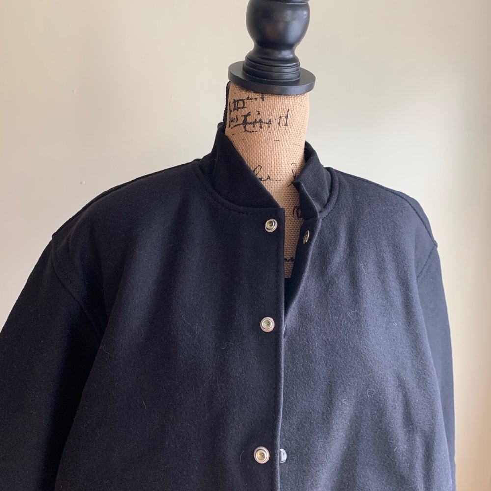 G.A.M.E Sportswear black wool blend jacket - Picture 4 of 12